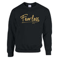 Fearless Women's Gold On Black Sweatshirt