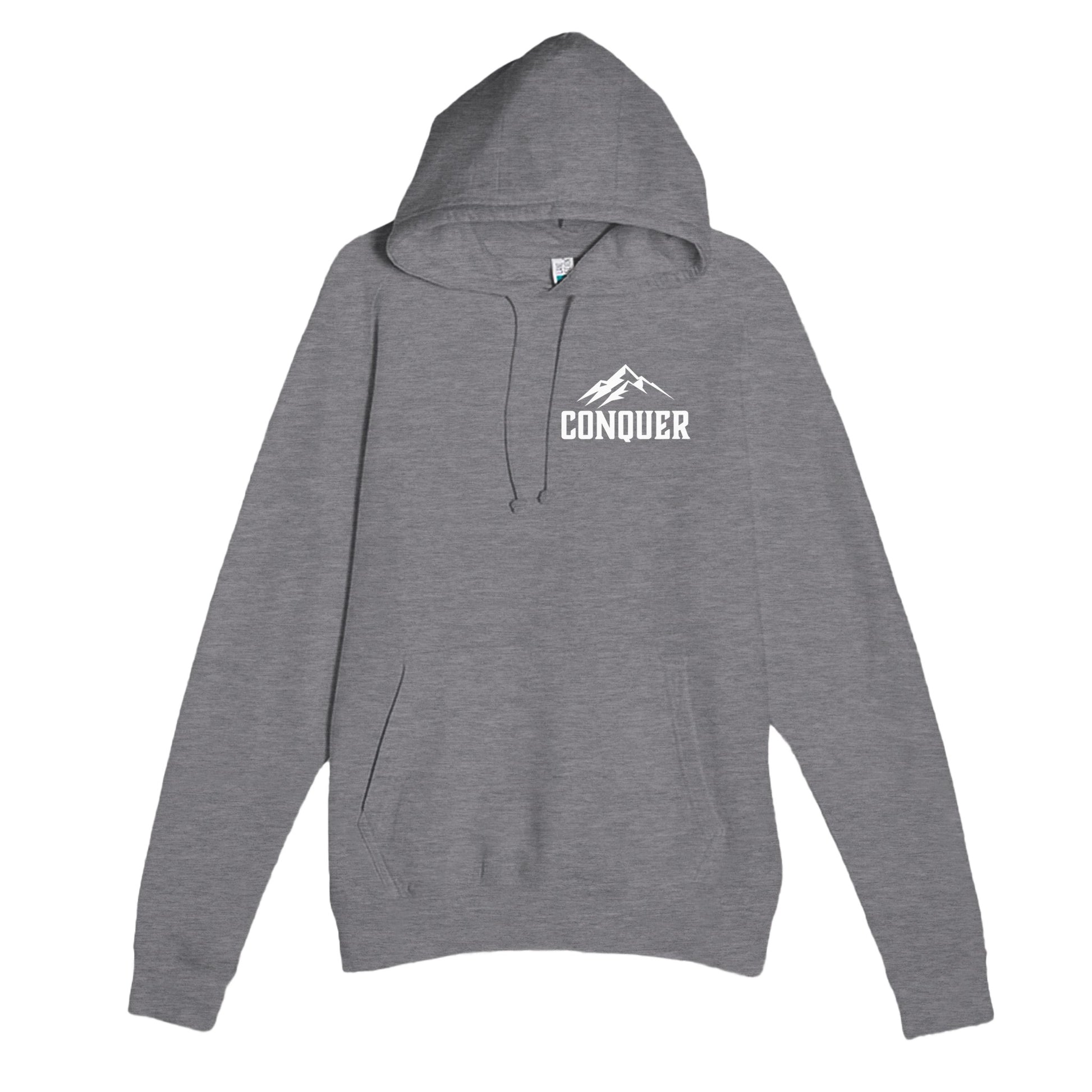 Conquer Men's Graphite Heather Pullover Hoodie