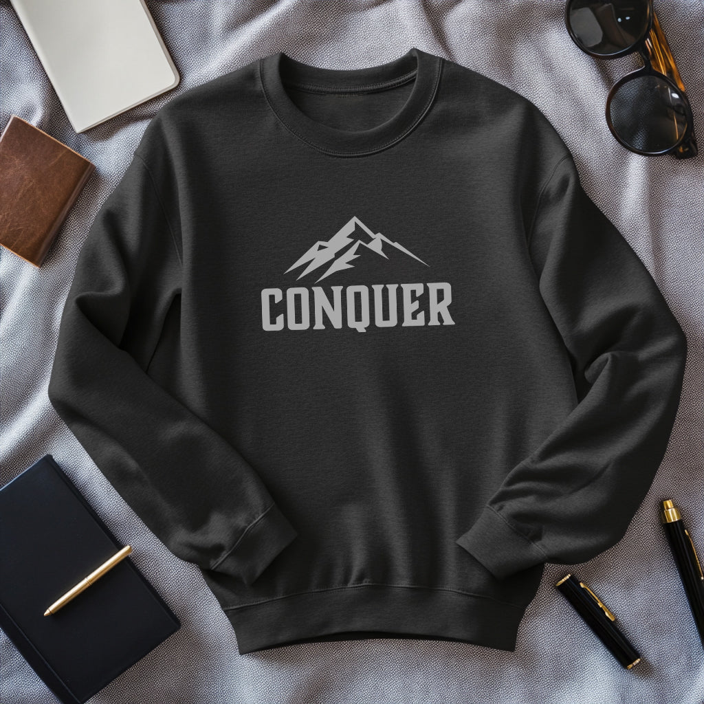 Conquer Men's Charcoal Sweatshirt