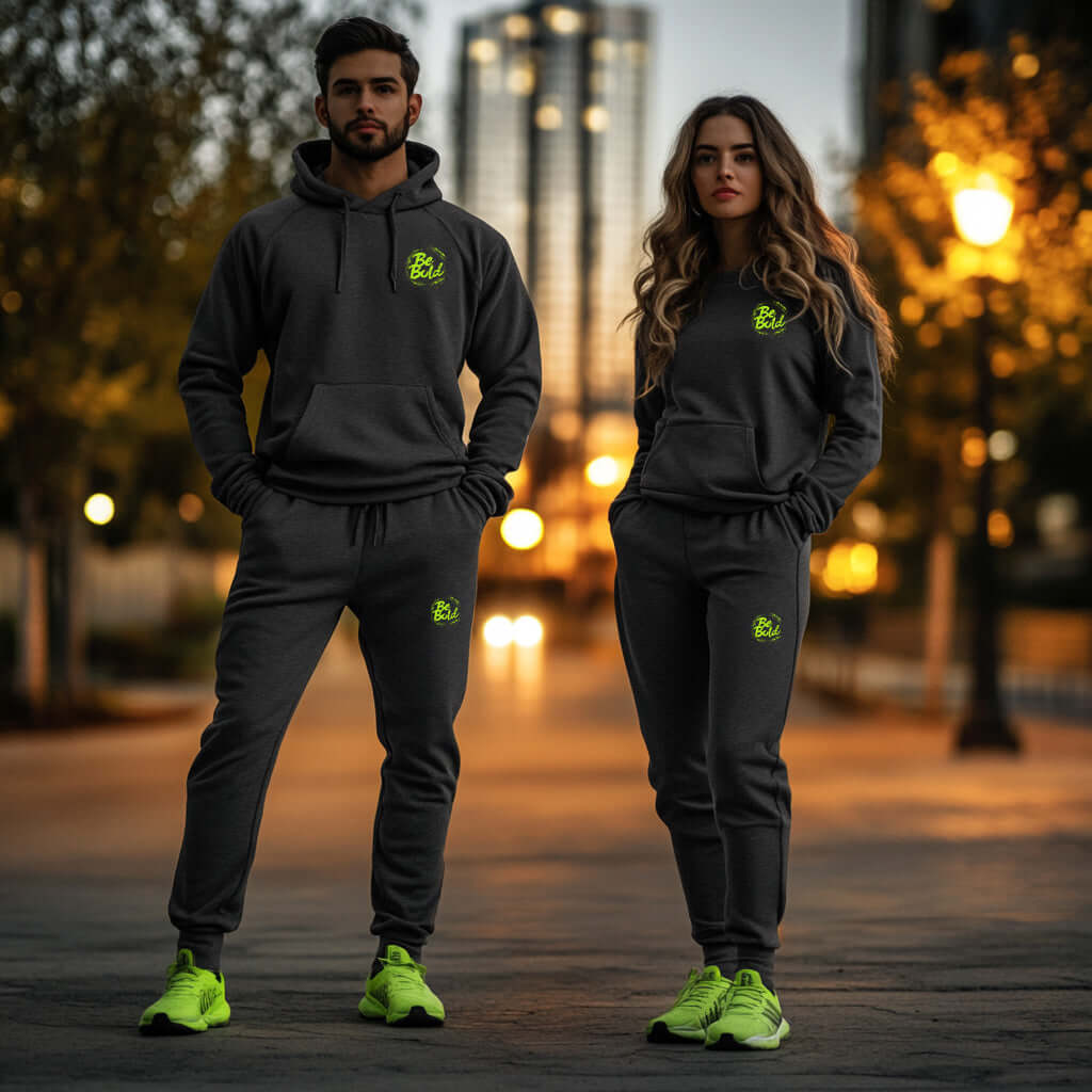 Be Bold Unisex Neon Green Pullover Hoodie