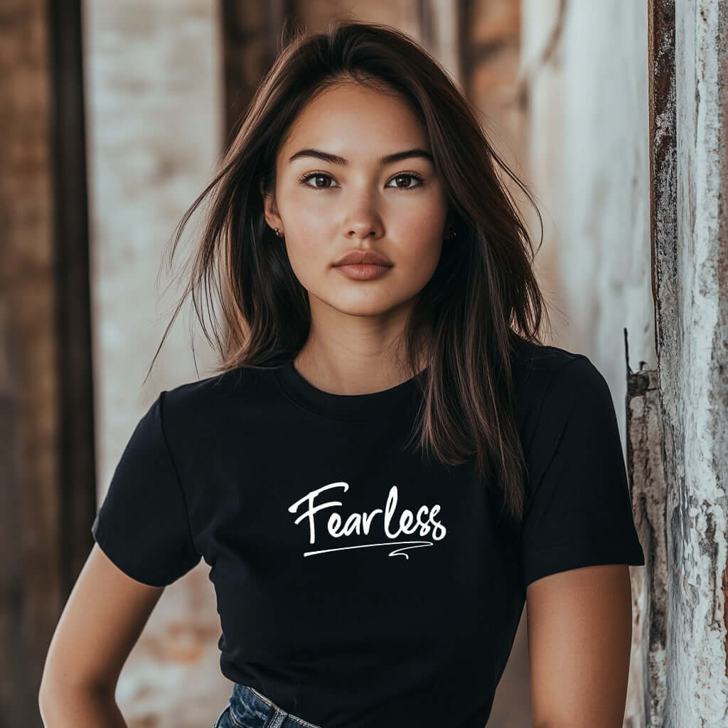 Fearless Women's Black T-shirt