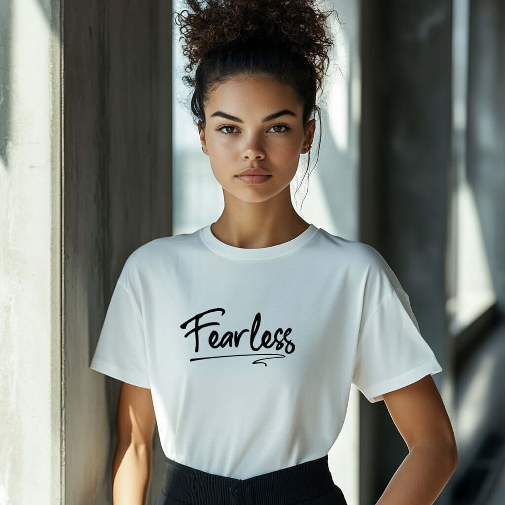 Fearless Women's White T-shirt